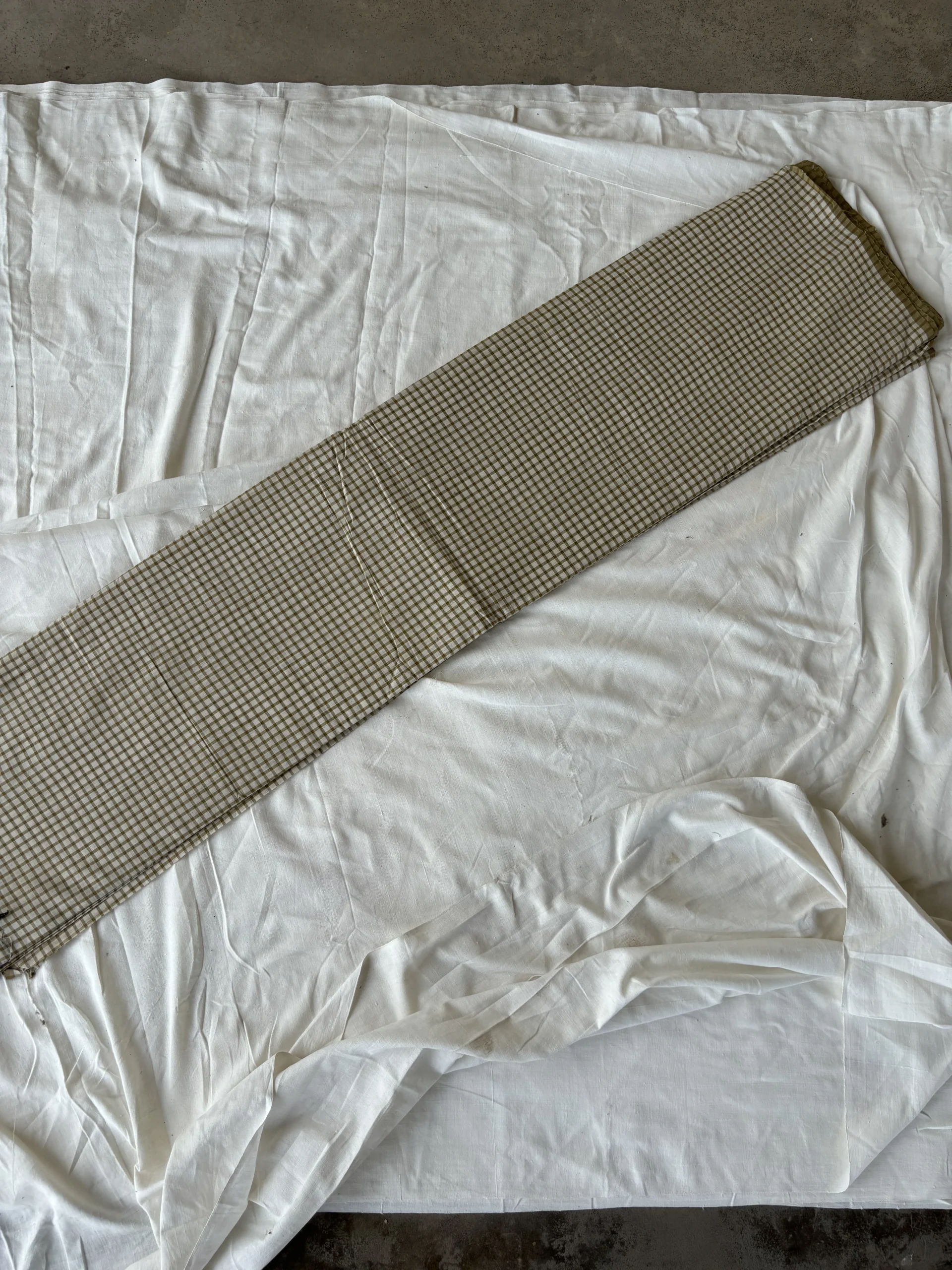 handwoven cotton room check