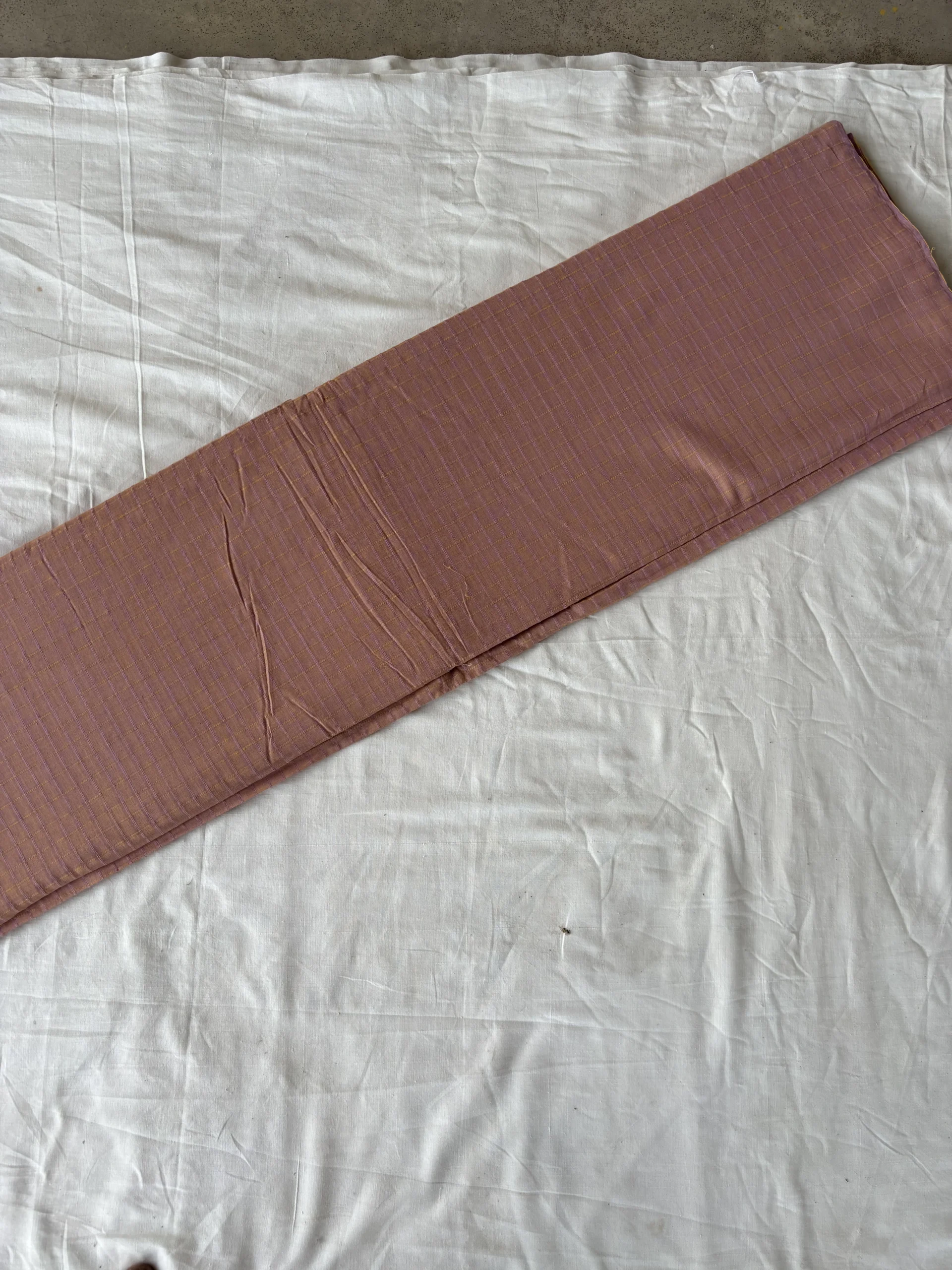 handwoven cotton  room rib check