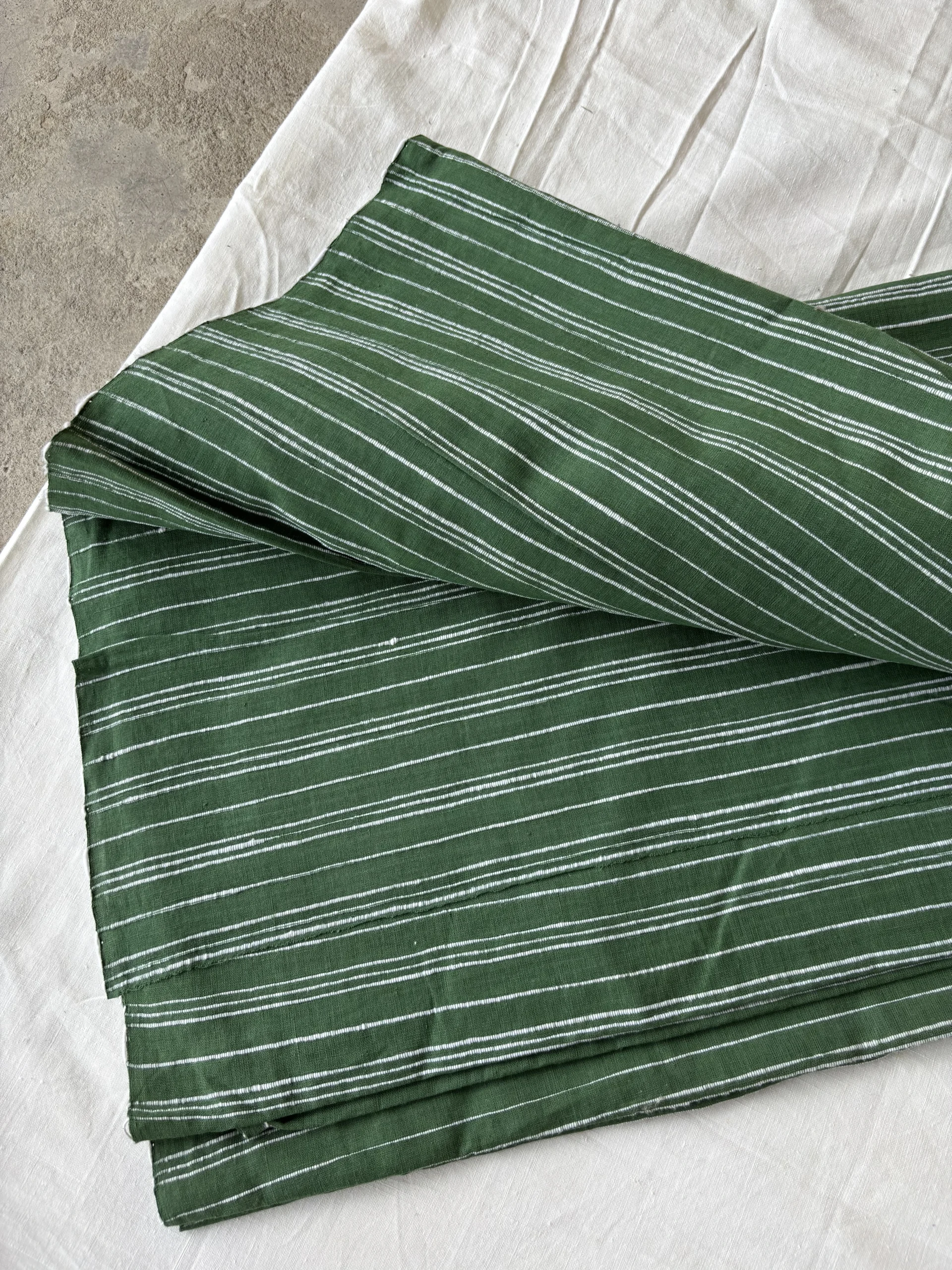 handwoven zero count cotton rib check - Image 2