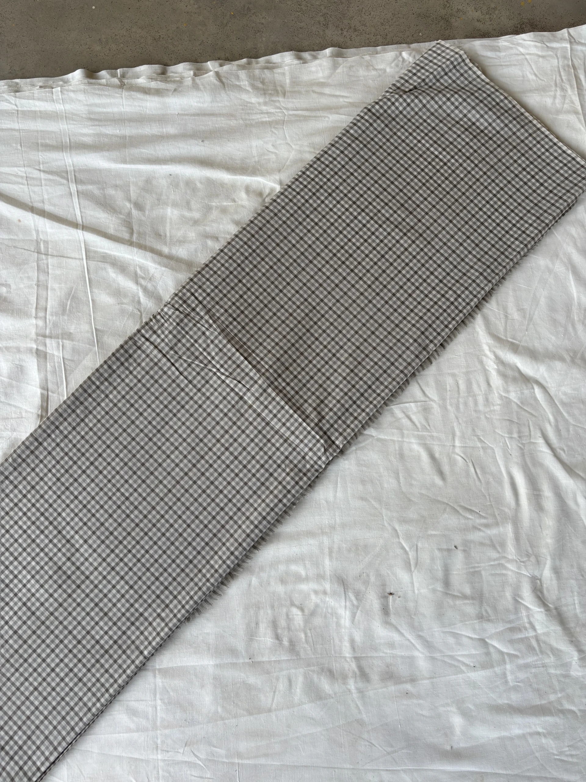 handwoven cotton gingam check